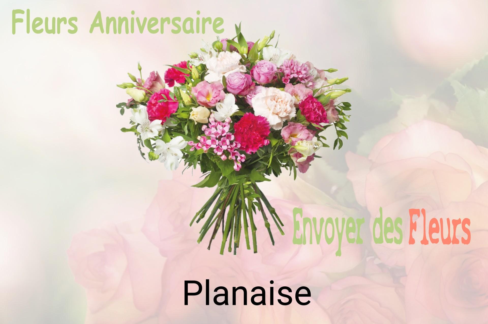 Bouquet de fleurs d’anniversaire livré à Planaise