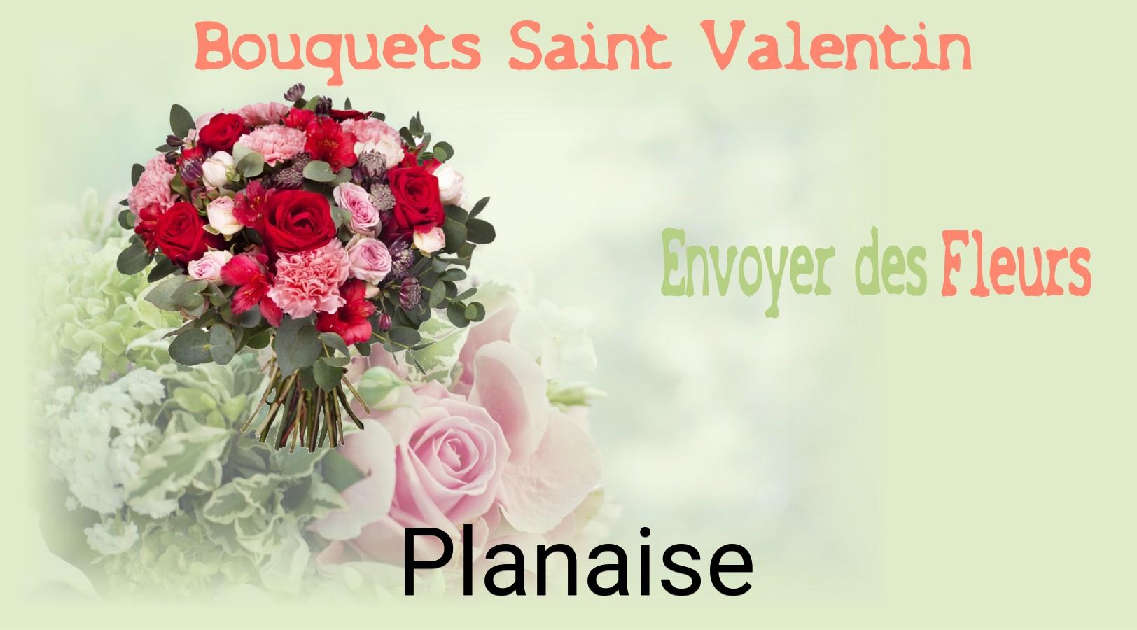 Roses de Saint-Valentin livrées à Planaise